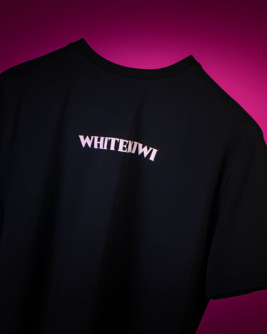 Blush Serpent Tee (Black) | Premium Streetwear by White Kiwi