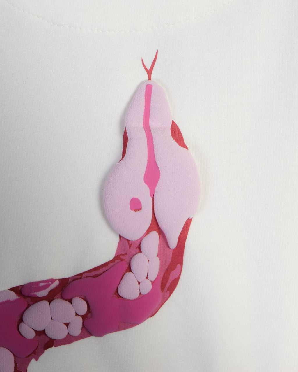 Blush Serpent Tee (Off White) | Premium Streetwear by White Kiwi