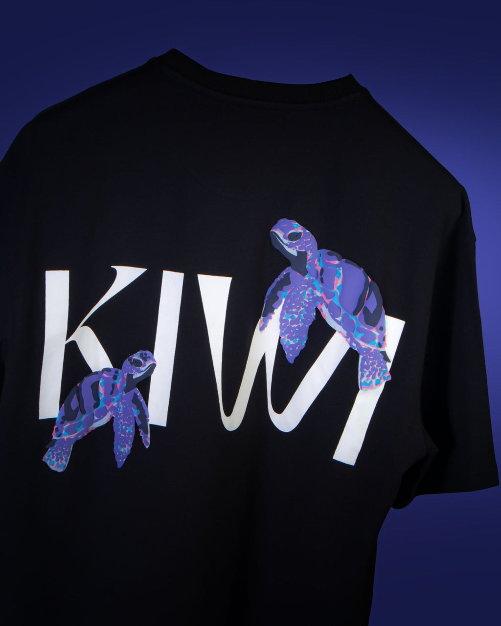 Cosmic Turtle Tee (Black) | Premium Streetwear by White Kiwi