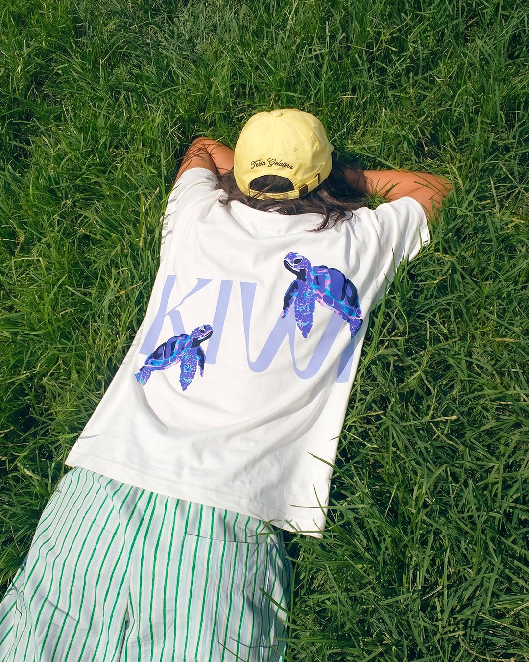 Cosmic Turtle Tee (Off White) | Premium Streetwear by White Kiwi