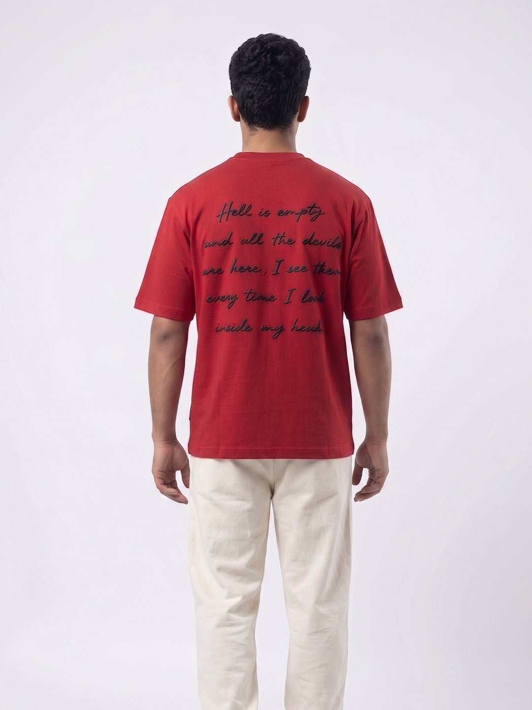 Hell is Empty (Red) | Premium Streetwear by White Kiwi