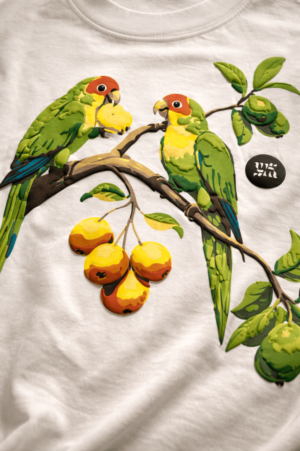 Parrot Grove Tee (Off White) | Premium Streetwear by White Kiwi