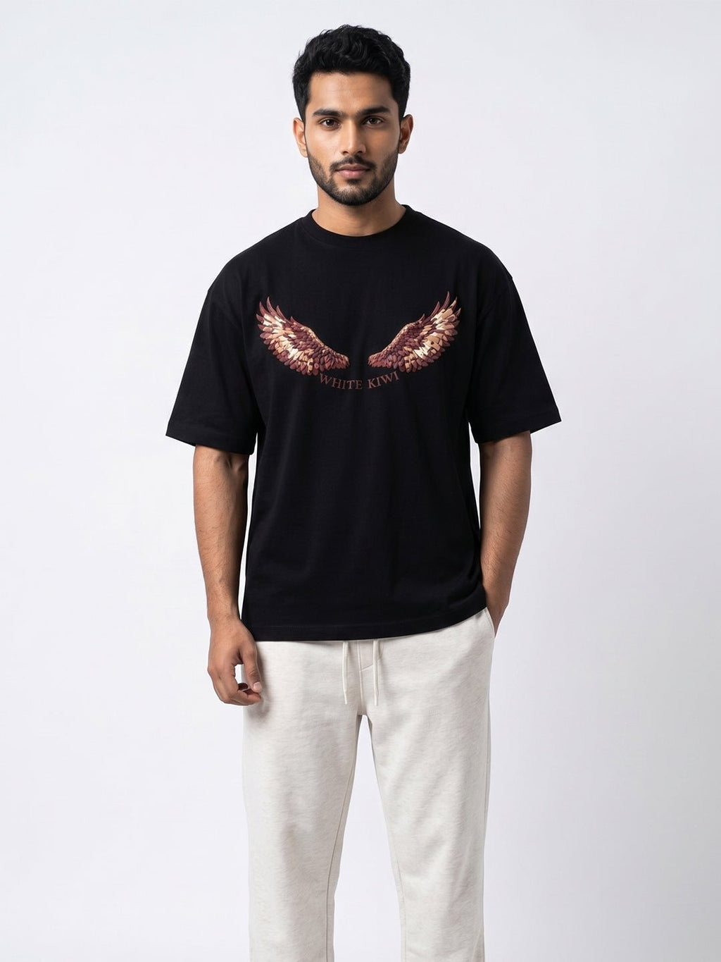 Risen Through Shadows Tee (Black) | Premium Streetwear by White Kiwi