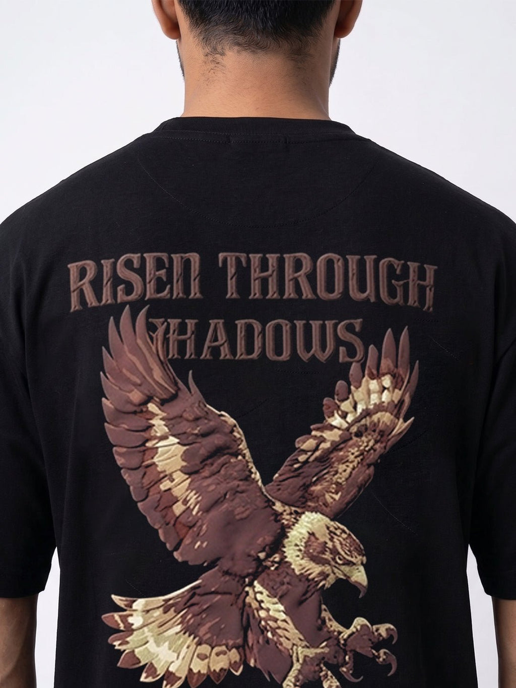 Risen Through Shadows Tee (Black) | Premium Streetwear by White Kiwi
