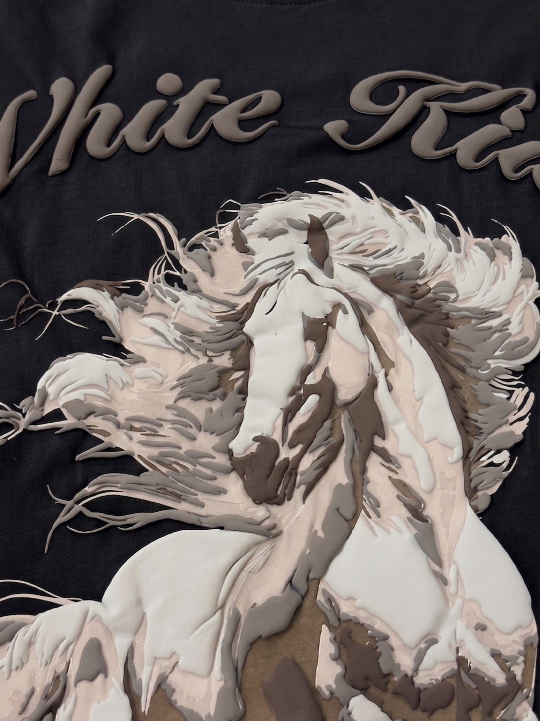 Stallion Tee (Black) | Premium Streetwear by White Kiwi