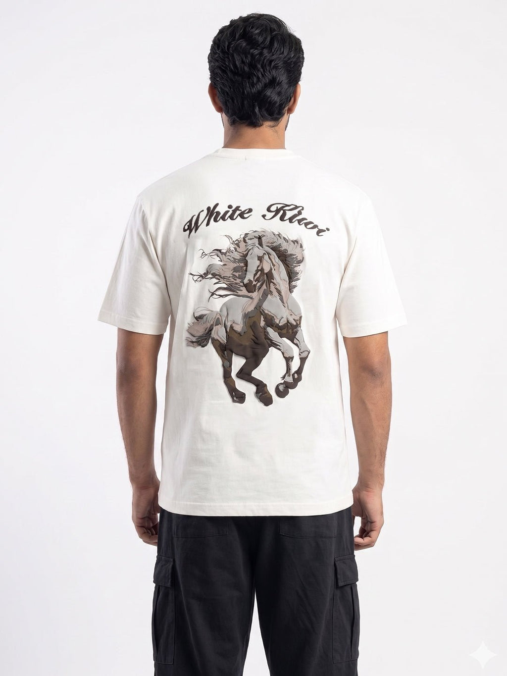 Stallion Tee (Off - White) | Premium Streetwear by White Kiwi