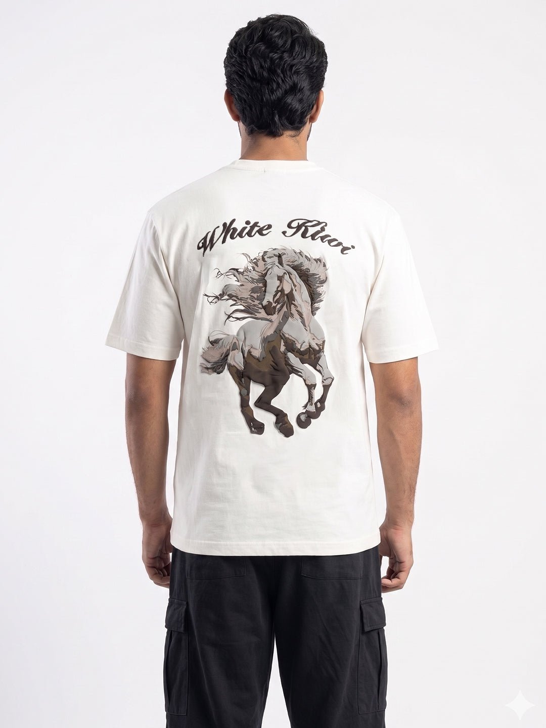 Stallion Tee (Off - White) | Premium Streetwear by White Kiwi