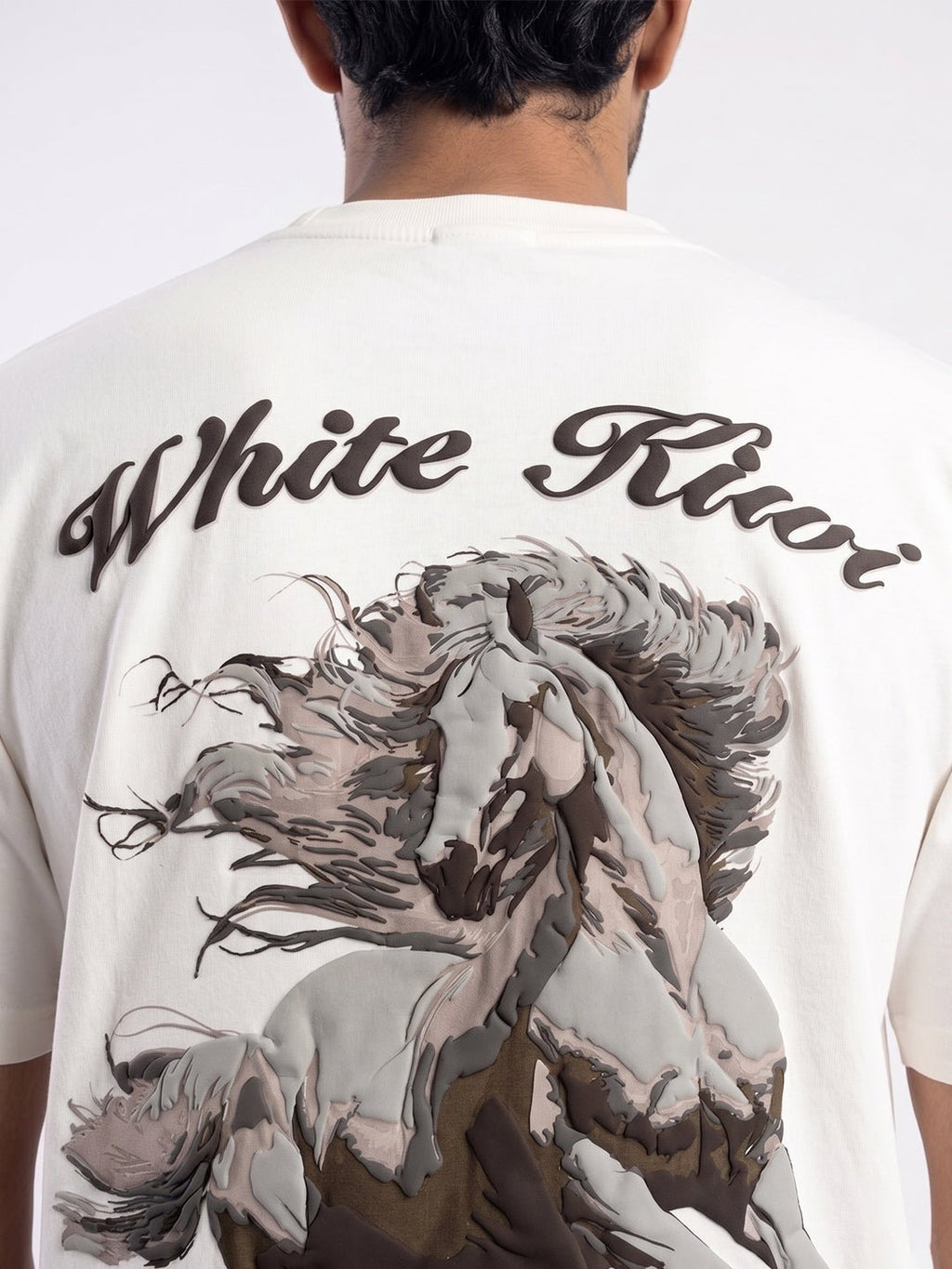 Stallion Tee (Off - White) | Premium Streetwear by White Kiwi