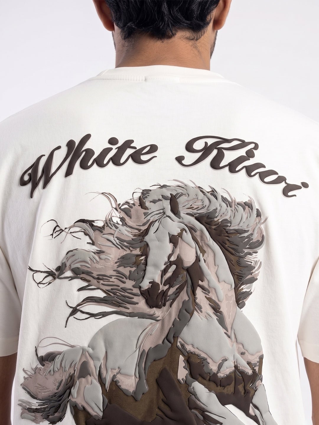 Stallion Tee (Off - White) | Premium Streetwear by White Kiwi