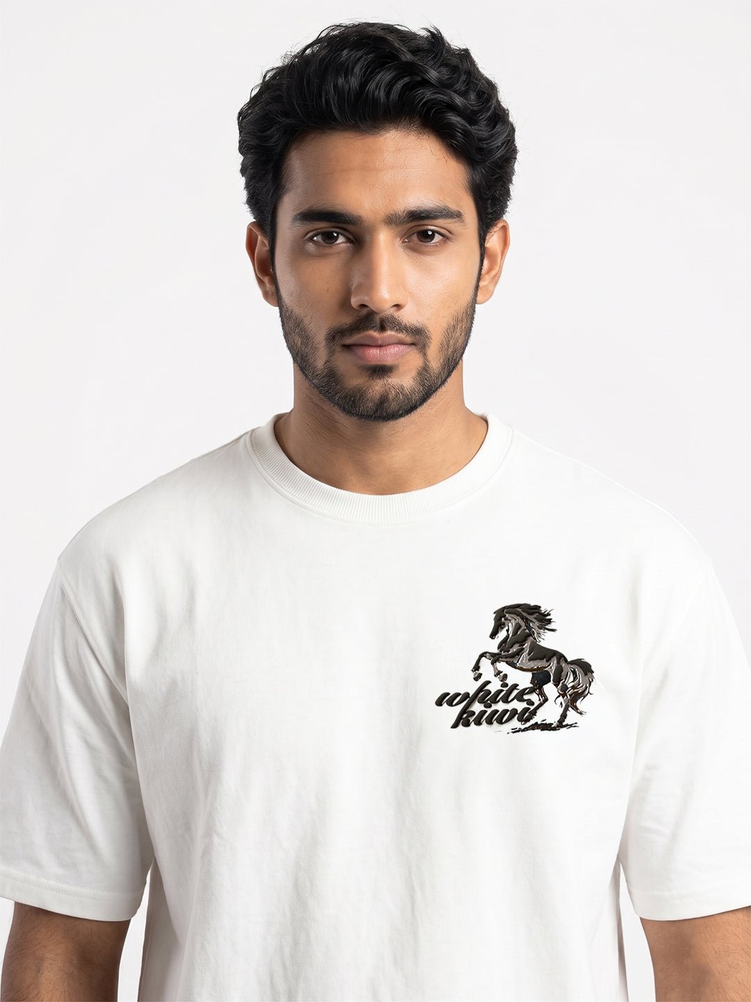 Stallion Tee (Off - White) | Premium Streetwear by White Kiwi