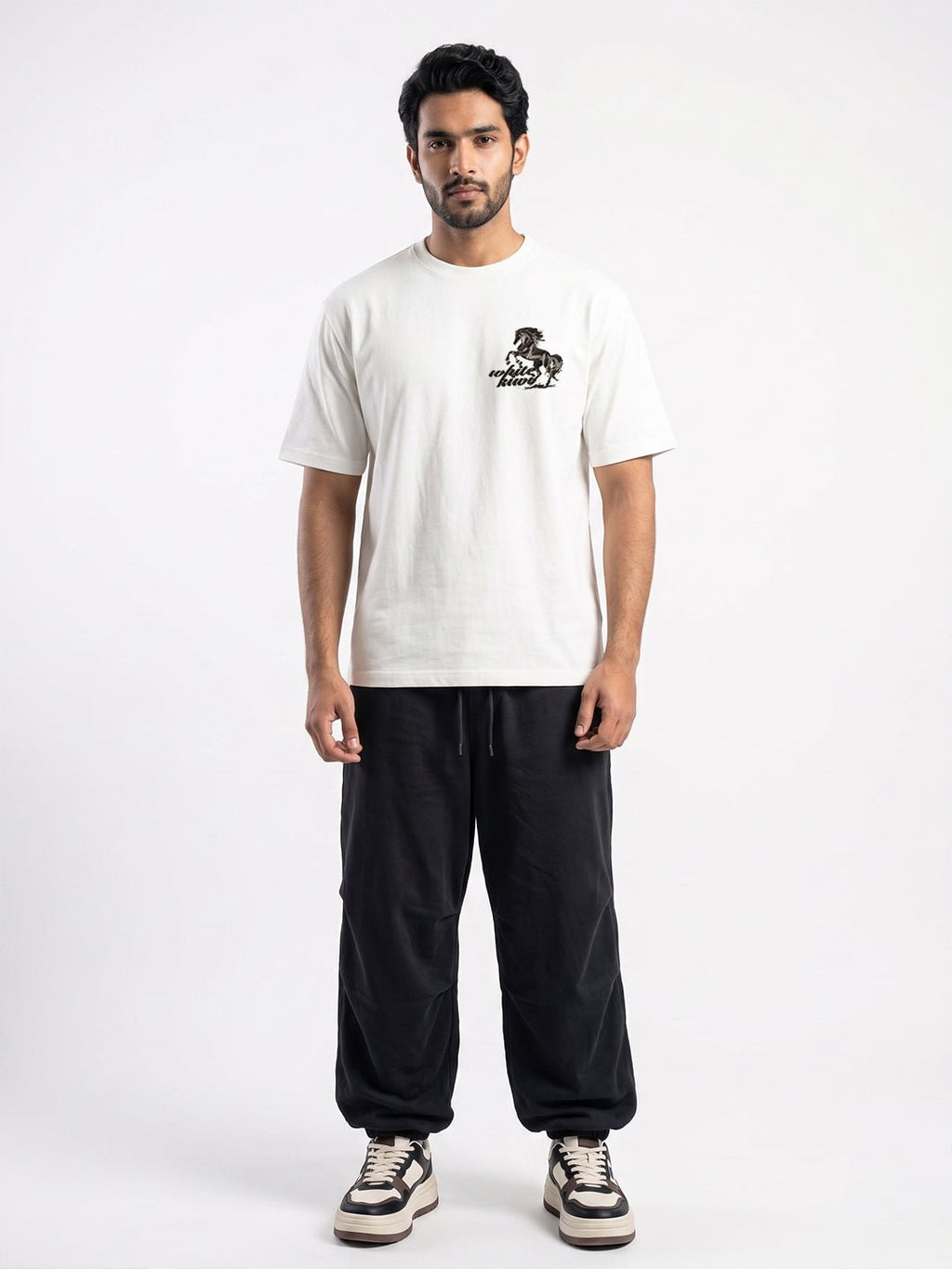 Stallion Tee (Off - White) | Premium Streetwear by White Kiwi