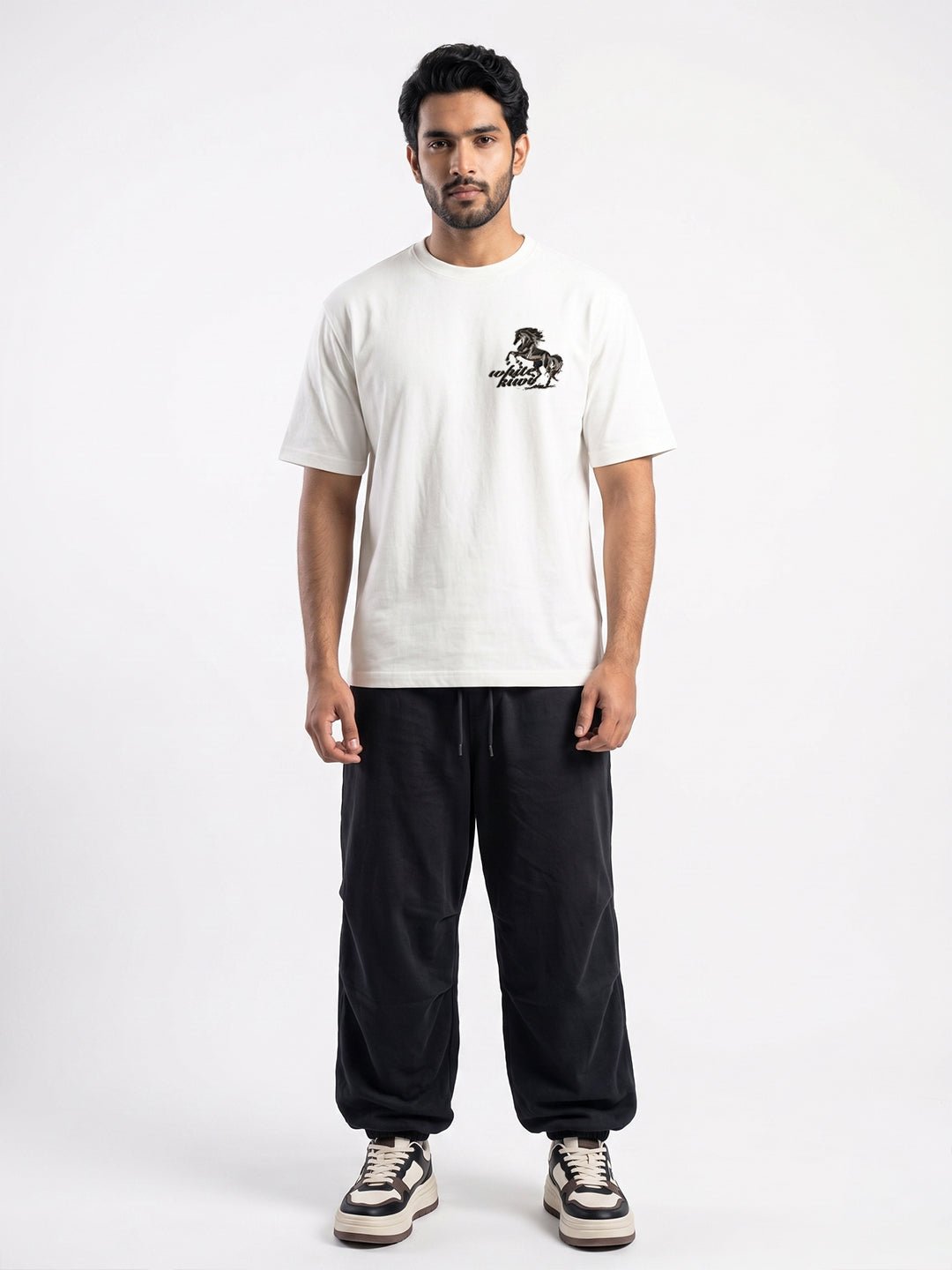 Stallion Tee (Off - White) | Premium Streetwear by White Kiwi