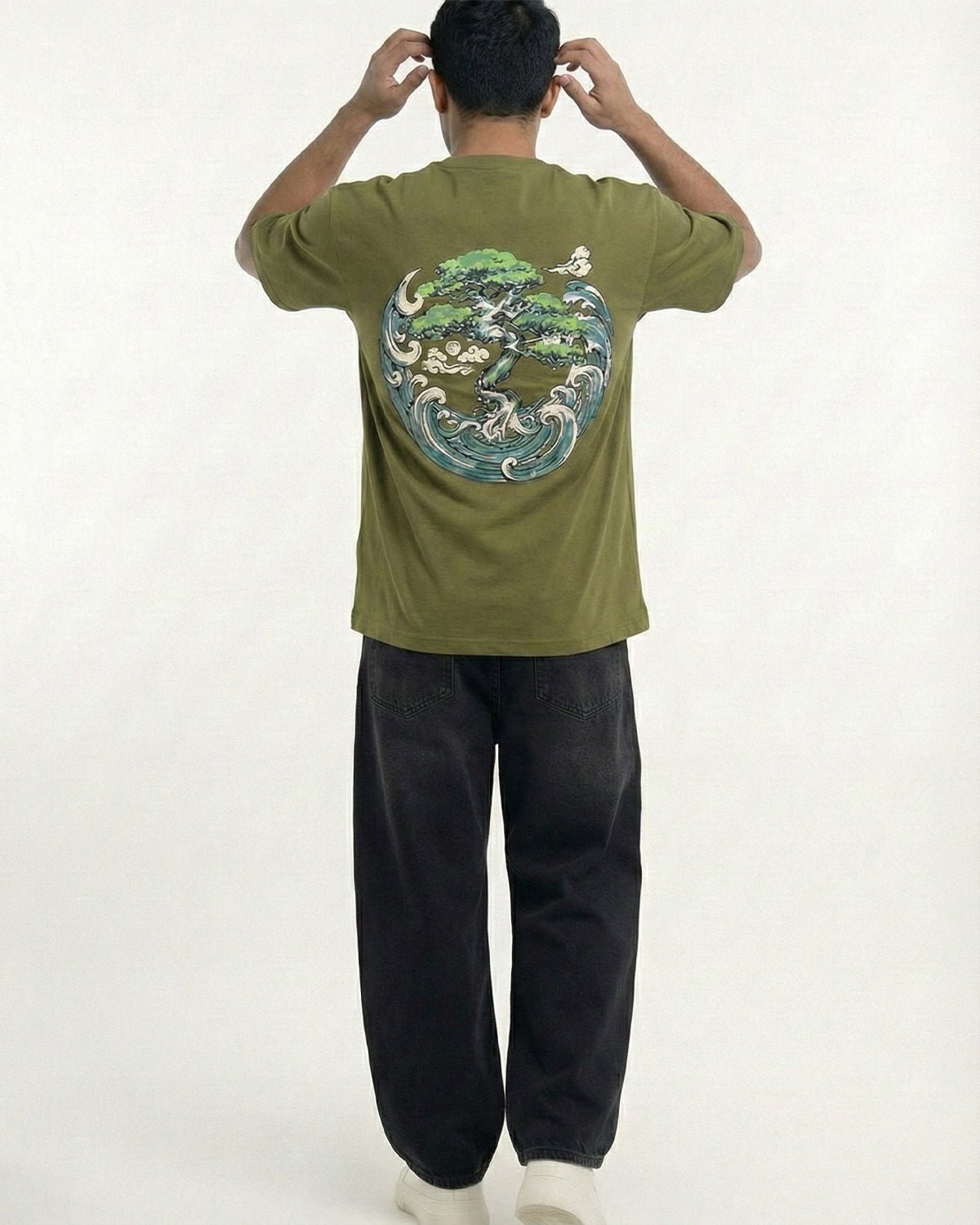 The Bonsai Tee (Green) | Premium Streetwear by White Kiwi