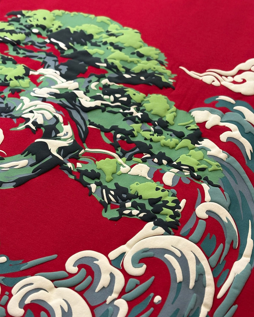 The Bonsai Tee (Red) | Premium Streetwear by White Kiwi