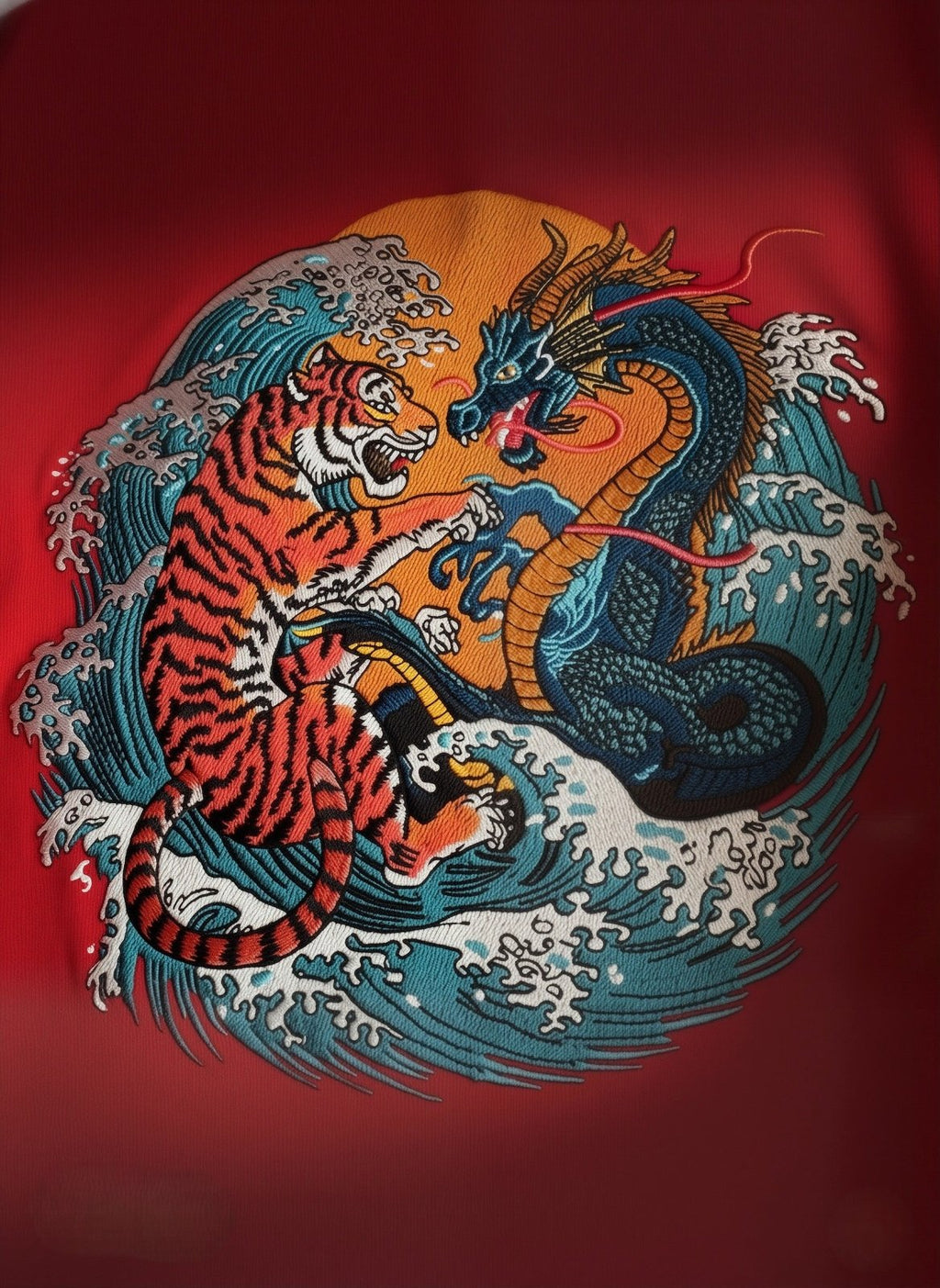 The Clash Tee (Red) | Premium Streetwear by White Kiwi