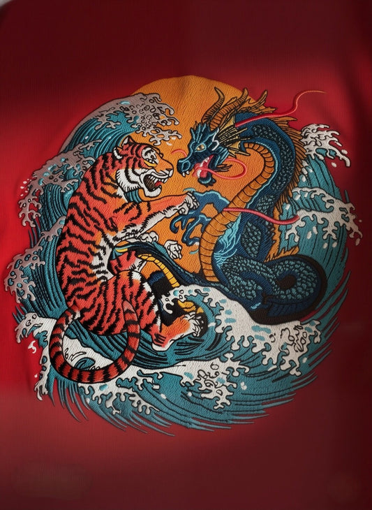 The Clash Tee (Red) | Premium Streetwear by White Kiwi