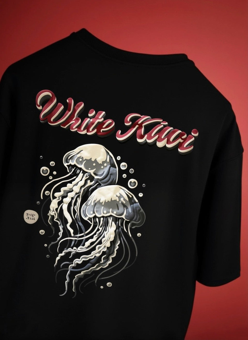 The Jellywave Tee (Black) | Premium Streetwear by White Kiwi