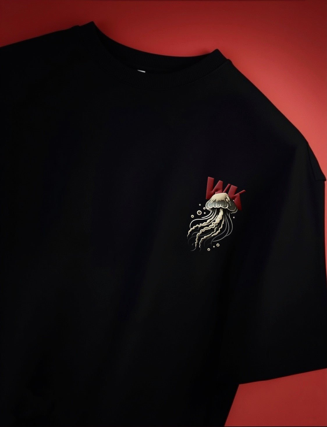 The Jellywave Tee (Black) | Premium Streetwear by White Kiwi