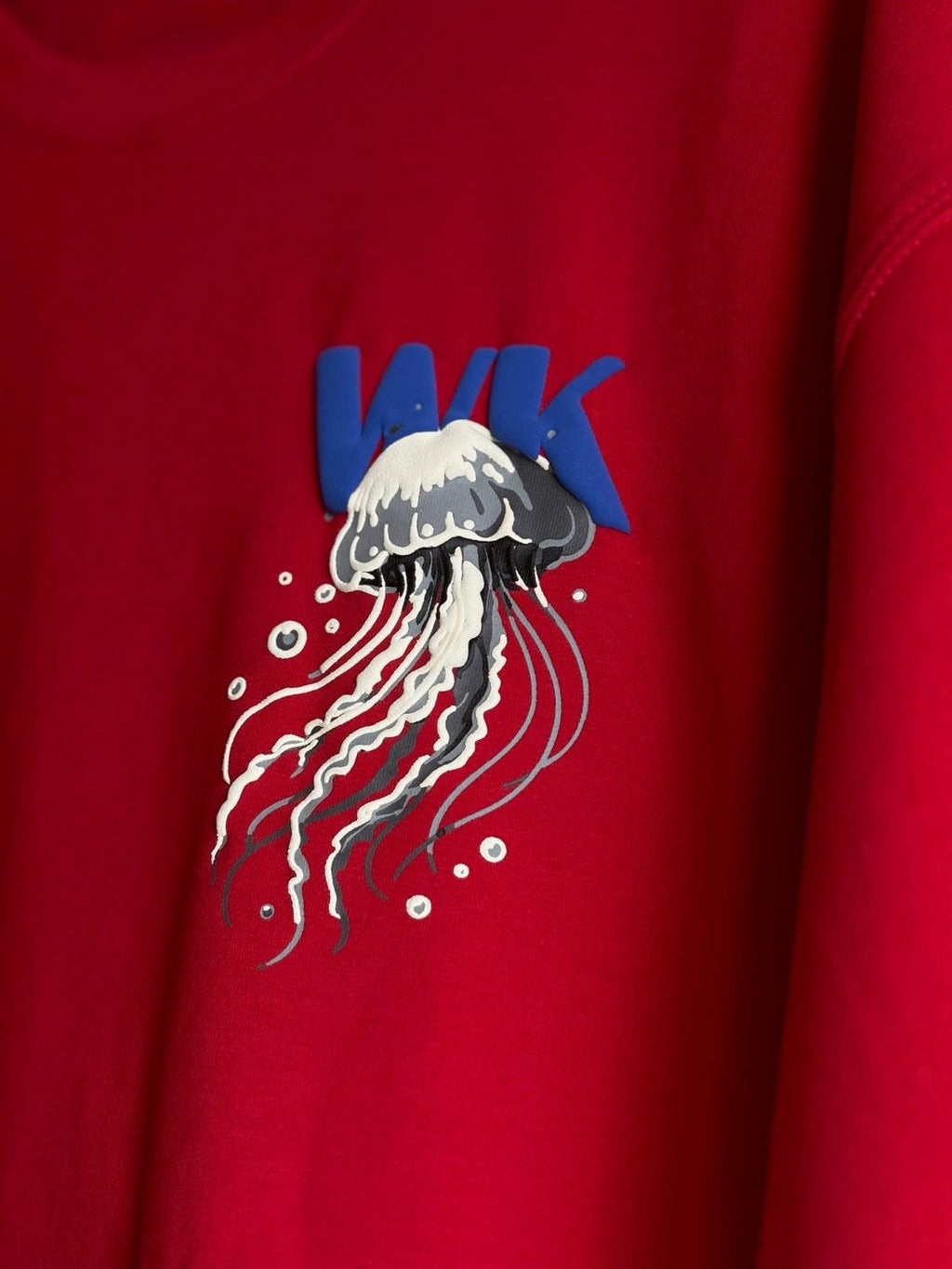 The Jellywave Tee (Red) | Premium Streetwear by White Kiwi