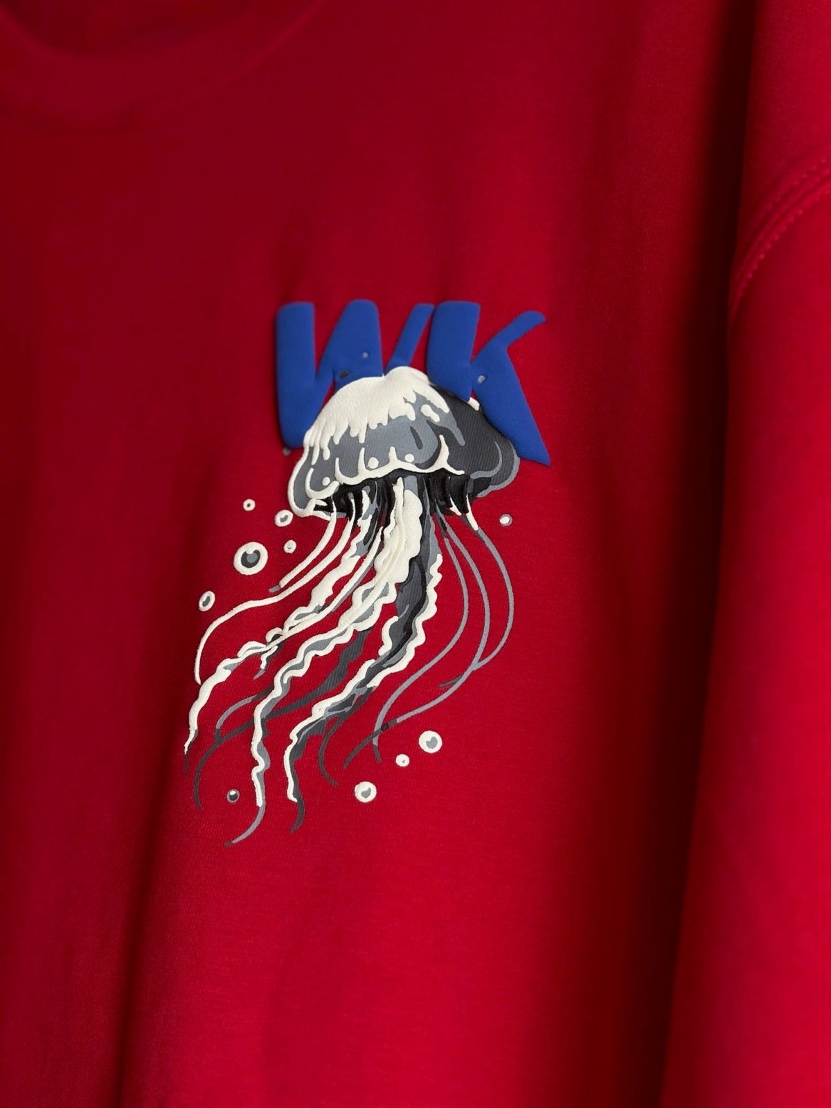 The Jellywave Tee (Red) | Premium Streetwear by White Kiwi