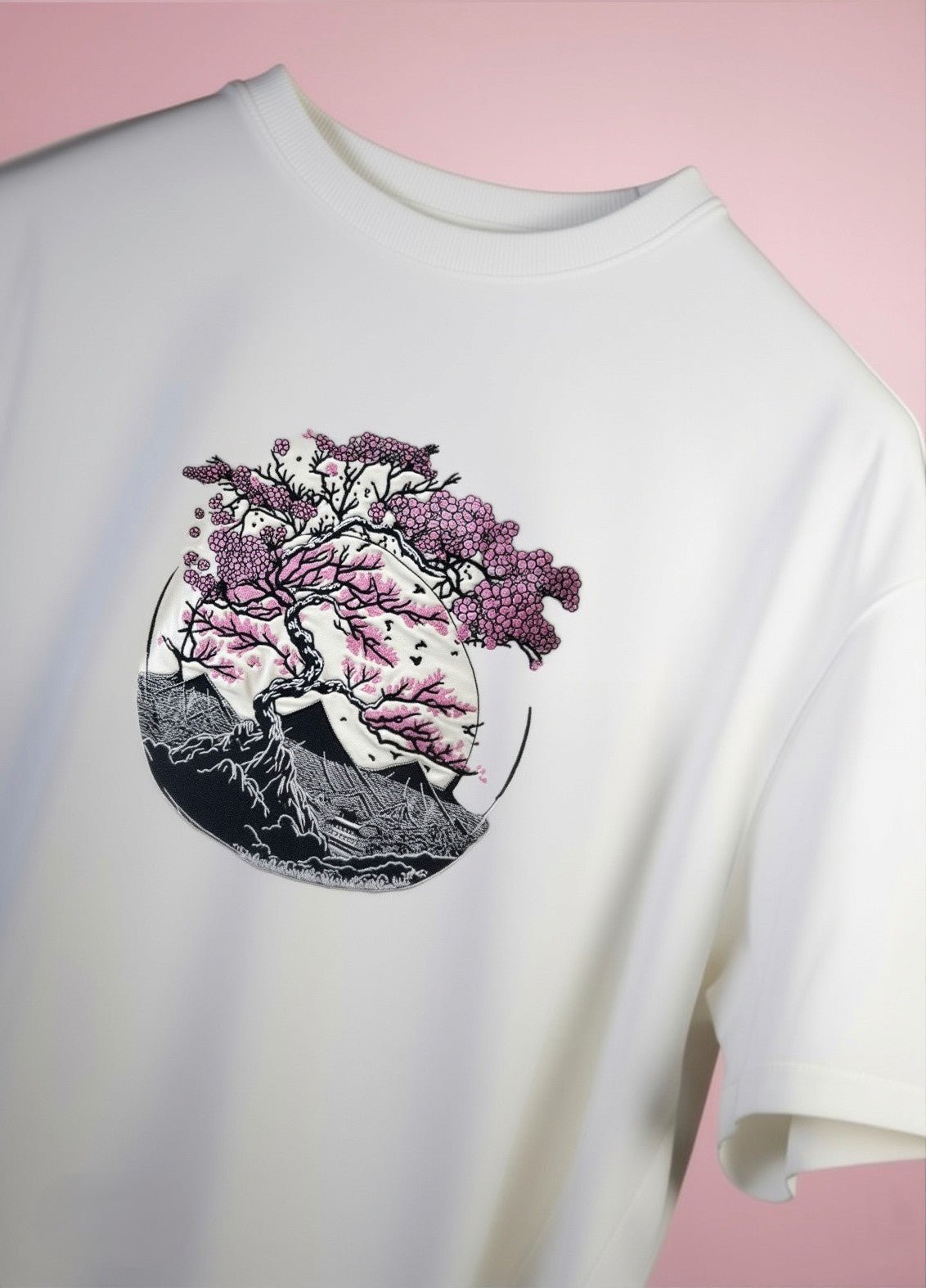 The Sakura Tee (Off White) | Premium Streetwear by White Kiwi